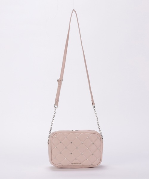 ショルダーバッグ ビジュー パール キルティング ナッツ 地雷 量産