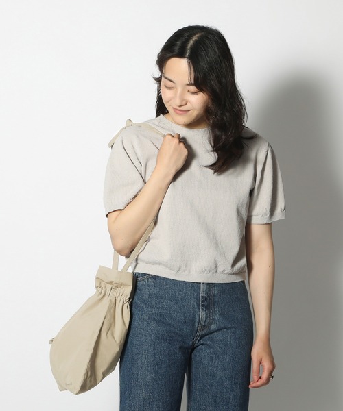 Snow Peak(スノーピーク)の「Natural-Dyed Recycled Cotton Multi Bag(ショルダーバッグ・メンズ・ベージュ/チャコール/ダークオリーブ・ONE SIZE)」の9枚目の写真