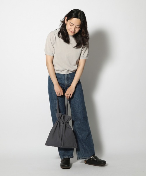 Snow Peak(スノーピーク)の「Natural-Dyed Recycled Cotton Multi Bag(ショルダーバッグ・メンズ・ベージュ/チャコール/ダークオリーブ・ONE SIZE)」の6枚目の写真