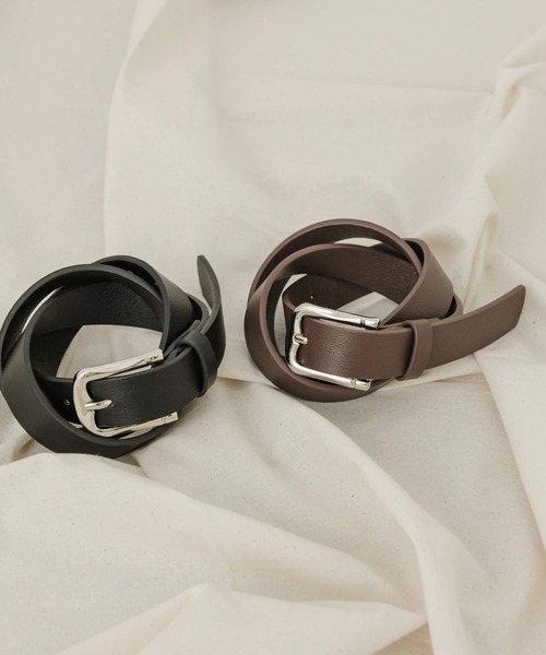 SMELLY（スメリー）の「ベーシックバックルベルト（ベルト・レディース・ブラック/ブラウン・-）」の7枚目の写真