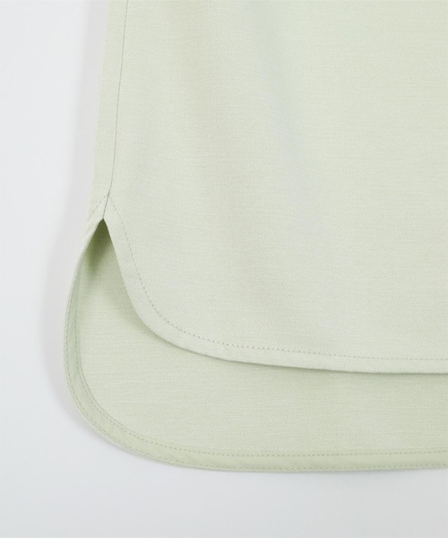 UR'S（ユアーズ）の「サテン切替ノースリーブトップス（タンクトップ・レディース・アイボリー/ブラック/グリーン・M/L/S）」の9枚目の写真