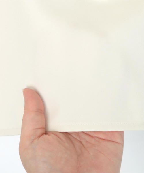 UR'S（ユアーズ）の「サテン切替ノースリーブトップス（タンクトップ・レディース・アイボリー/ブラック/グリーン・M/L/S）」の10枚目の写真