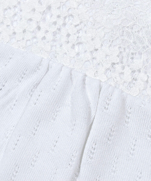 Noeil aime BeBe(ノイユエイムベベ)の「ファンシーハニカムカーディガン(90~130cm)(カーディガン/ボレロ・キッズ・ホワイト・100cm/130cm/120cm/110cm/90cm)」の11枚目の写真