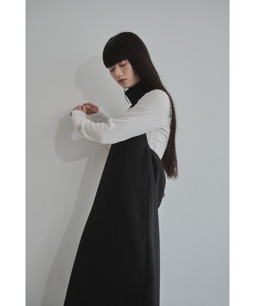 Abor（アボア）の「【Abor】ホルターハイネックドレス（ワンピース・レディース・ブラック/グレー・FREE）」の10枚目の写真