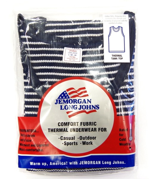 JEMORGAN（ジェーイーモーガン）の「【JEMORGAN / ジェーイーモーガン】ワッフルボーダータンクトップ　パック（タンクトップ・メンズ・ワイン/グレー/ネイビー/グリーン・M/XL/L）」の5枚目の写真