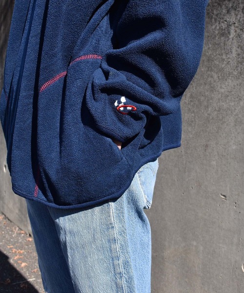 VINTAGE(ヴィンテージ)の「【ヴィンテージ古着】90's NASCAR/ナスカー JIMMIE JOHNSON レーシング刺繍 ハーフジップ フリースプルオーバー(その他トップス・メンズ・ネイビー・X-LARGE)」の12枚目の写真