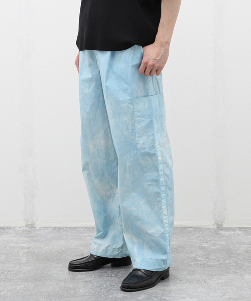 CALMER ナチュラルダイパンツ カルメール パラシュートパンツCALMER