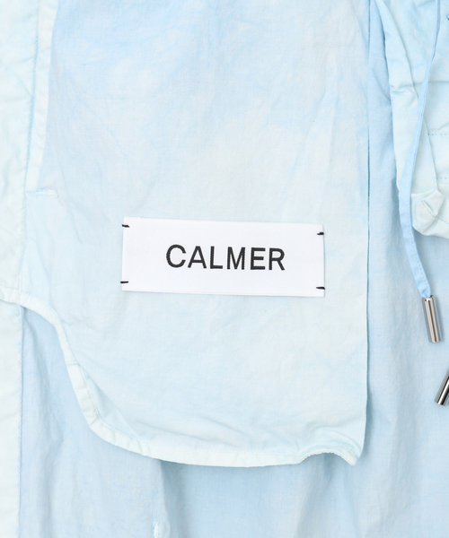 CALMER（カルメール）の「【CALMER / カルメール】別注 ナチュラルダイ パンツ(ムラゾメ)（スラックス・メンズ・サックスブルー・LARGE/MEDIUM）」の3枚目の写真