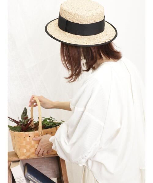 Samansa Mos2(サマンサ モスモス)の「【オーガニックコットン】レースボレロブラウス(シャツ/ブラウス・レディース・オフホワイト/ブラック/ベージュ・F)」の7枚目の写真