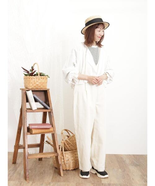 Samansa Mos2(サマンサ モスモス)の「【オーガニックコットン】レースボレロブラウス(シャツ/ブラウス・レディース・オフホワイト/ブラック/ベージュ・F)」の8枚目の写真