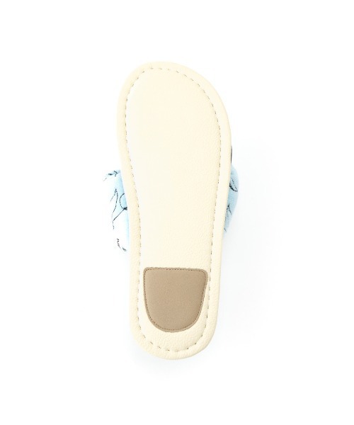 Casselini（キャセリーニ）の「Casselini HOME(キャセリーニ ホーム)パイル刺繍ルームシューズ（ルームシューズ/スリッパ・レディース・ブルー/アイボリー/ピンク・FREE）」の8枚目の写真