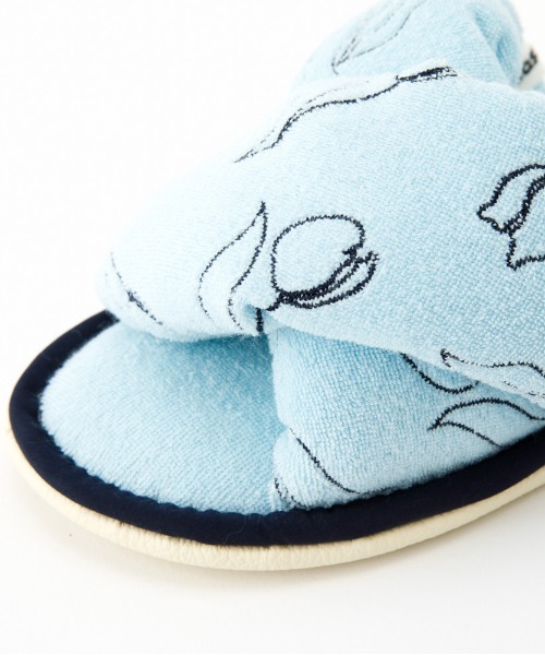 Casselini（キャセリーニ）の「Casselini HOME(キャセリーニ ホーム)パイル刺繍ルームシューズ（ルームシューズ/スリッパ・レディース・ブルー/アイボリー/ピンク・FREE）」の13枚目の写真