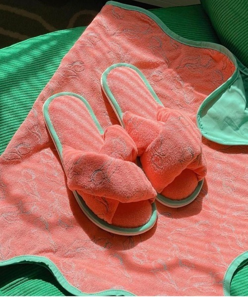 Casselini（キャセリーニ）の「Casselini HOME(キャセリーニ ホーム)パイル刺繍ルームシューズ（ルームシューズ/スリッパ・レディース・ブルー/アイボリー/ピンク・FREE）」の18枚目の写真