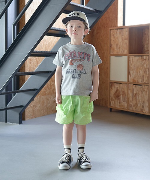 b・ROOM（ビールーム）の「イージーカーゴナイロン4分丈パンツ（その他パンツ・キッズ・ラベンダー/ライトグリーン/ライトカーキ/ネイビー・150cm/130cm/110cm/120cm/140cm/100cm）」の11枚目の写真