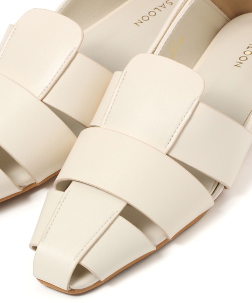 saloon（サルーン）の「SALOON(サルーン)/　グルカ　サンダル（サンダル・レディース・オフホワイト/ブラック/ベージュ・MEDIUM/LARGE/SMALL）」の18枚目の写真