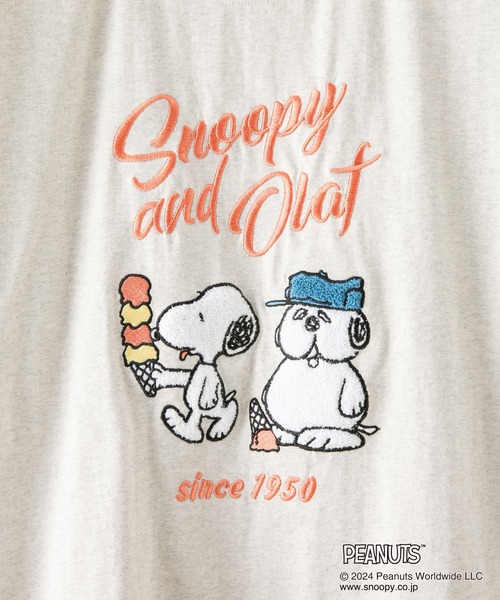 PEANUTS（ピーナッツ）の「【PEANUTS/ピーナッツ】オリジナルデザインTシャツ スヌーピー オラフ　ベル　ドロップショルダー ビッグシルエット　ユニセックス（Tシャツ/カットソー・メンズ・ブルー系その他/ベージュ系その他/ホワイト系その他2/ピンク系その他2・LARGE/MEDIUM/X-LARGE/SMALL）」の18枚目の写真
