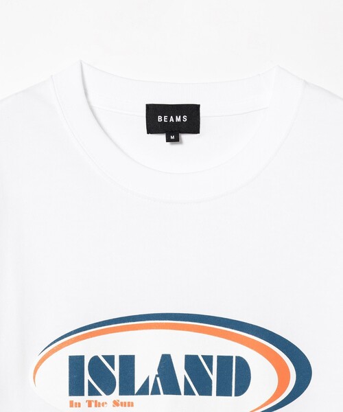 BEAMS T(ビームスティー)の「BEAMS / ISLAND Tシャツ(Tシャツ/カットソー・メンズ・ブラック/ホワイト・XL/L/S/M)」の4枚目の写真