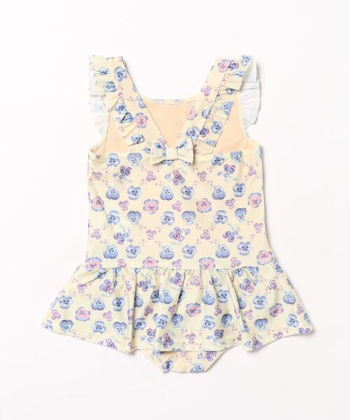combimini(コンビミニ)の「ワンピース水着 (アネモネ)(水着・キッズ・ブルーグリーン/ライトイエロー・120/110/100/90)」の13枚目の写真