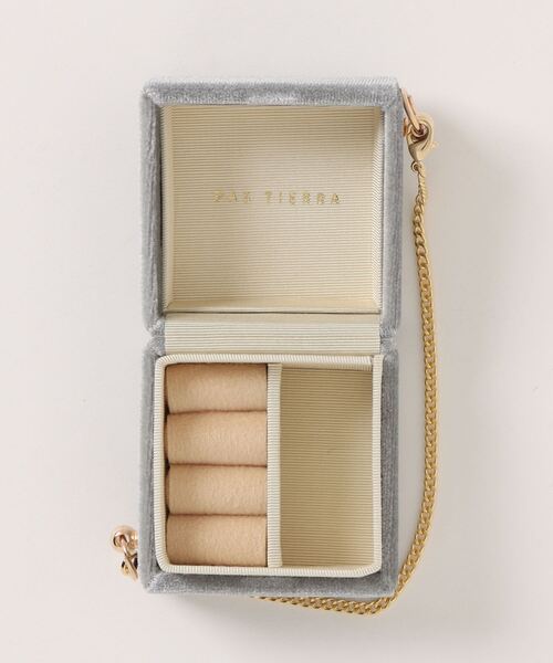 PAS TIERRA（パティエラ）の「PAS TIERRA オリジナルジュエリーBOX（その他小物・レディース・ピンク/パープル系その他/ベージュ・FREE）」の6枚目の写真