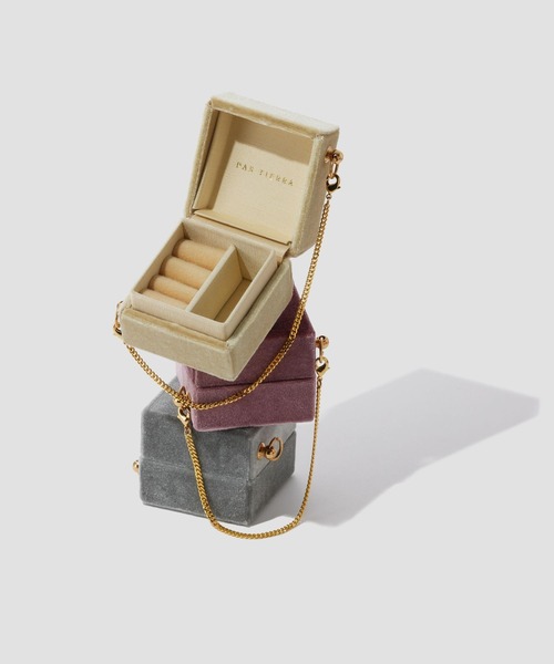 PAS TIERRA（パティエラ）の「PAS TIERRA オリジナルジュエリーBOX（その他小物・レディース・ピンク/パープル系その他/ベージュ・FREE）」の8枚目の写真