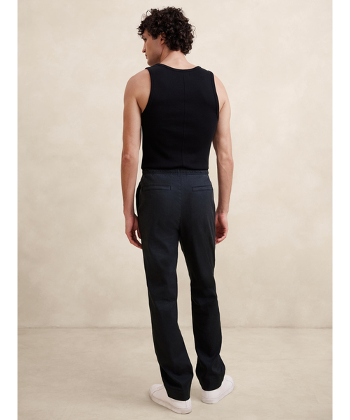 Banana Republic(バナナリパブリック)の「リネンコットン スリムージーパンツ(その他パンツ・メンズ・ネイビー/ホワイト/ブルー・31W 30L/30W 30L/33W 30L/29W 30L/32W 30L/28W 30L/34W 30L)」の4枚目の写真