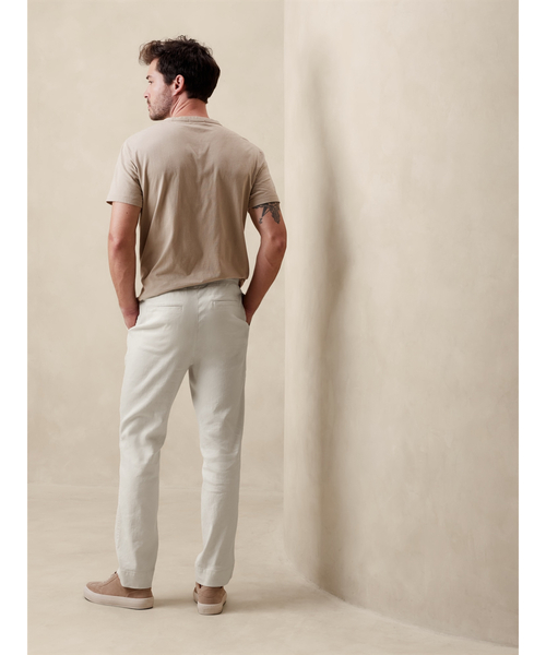 Banana Republic(バナナリパブリック)の「リネンコットン スリムージーパンツ(その他パンツ・メンズ・ネイビー/ホワイト/ブルー・31W 30L/30W 30L/33W 30L/29W 30L/32W 30L/28W 30L/34W 30L)」の6枚目の写真