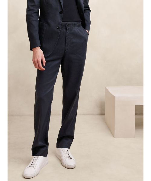 Banana Republic(バナナリパブリック)の「リネンコットン スリムージーパンツ(その他パンツ・メンズ・ネイビー/ホワイト/ブルー・31W 30L/30W 30L/33W 30L/29W 30L/32W 30L/28W 30L/34W 30L)」の7枚目の写真