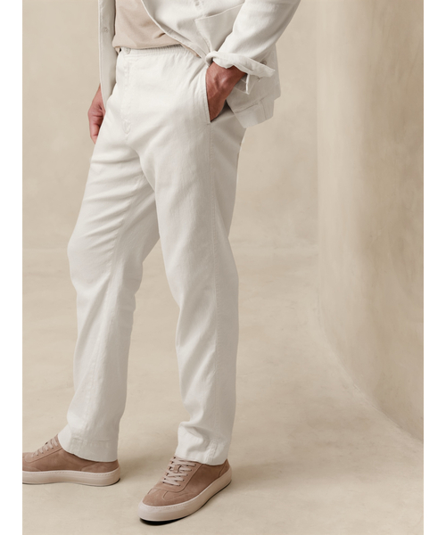 Banana Republic(バナナリパブリック)の「リネンコットン スリムージーパンツ(その他パンツ・メンズ・ネイビー/ホワイト/ブルー・31W 30L/30W 30L/33W 30L/29W 30L/32W 30L/28W 30L/34W 30L)」の9枚目の写真