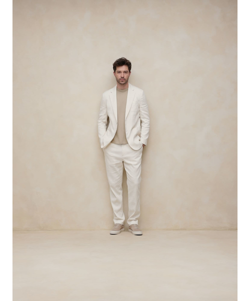 Banana Republic(バナナリパブリック)の「リネンコットン スリムージーパンツ(その他パンツ・メンズ・ネイビー/ホワイト/ブルー・31W 30L/30W 30L/33W 30L/29W 30L/32W 30L/28W 30L/34W 30L)」の13枚目の写真
