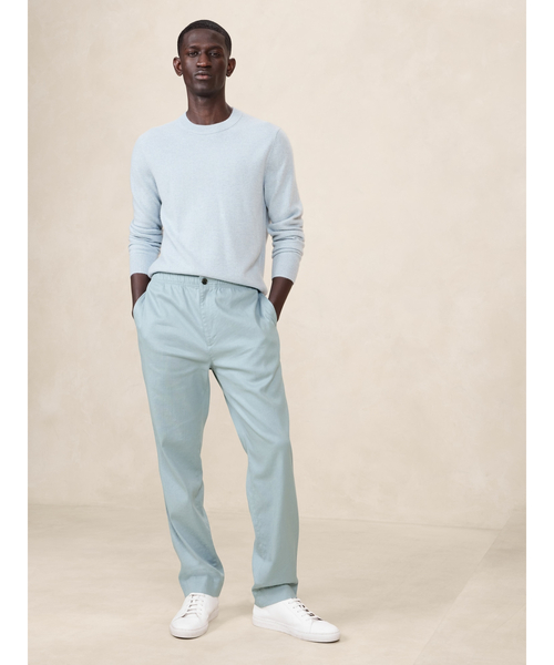 Banana Republic(バナナリパブリック)の「リネンコットン スリムージーパンツ(その他パンツ・メンズ・ネイビー/ホワイト/ブルー・31W 30L/30W 30L/33W 30L/29W 30L/32W 30L/28W 30L/34W 30L)」の15枚目の写真