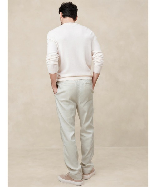 Banana Republic(バナナリパブリック)の「リネンコットン スリムージーパンツ(その他パンツ・メンズ・ネイビー/ホワイト/ブルー・31W 30L/30W 30L/33W 30L/29W 30L/32W 30L/28W 30L/34W 30L)」の19枚目の写真