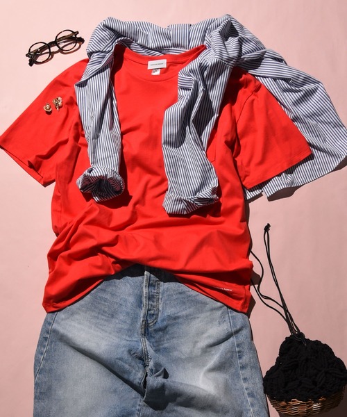 CALIFORNIA APPAREL（カリフォルニアアパレル）の「1-3C3 【２枚1組 】ポケット付 クルーネック PACK TEE（Tシャツ/カットソー・メンズ・ホワイト/レッド/ブラック/スカイブルー・S/M/L/XL）」の4枚目の写真