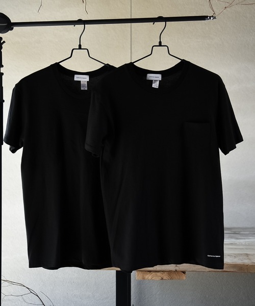 CALIFORNIA APPAREL（カリフォルニアアパレル）の「1-3C3 【２枚1組 】ポケット付 クルーネック PACK TEE（Tシャツ/カットソー・メンズ・ホワイト/レッド/ブラック/スカイブルー・S/M/L/XL）」の2枚目の写真