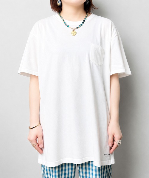 CALIFORNIA APPAREL（カリフォルニアアパレル）の「1-3C3 【２枚1組 】ポケット付 クルーネック PACK TEE（Tシャツ/カットソー・メンズ・ホワイト/レッド/ブラック/スカイブルー・S/M/L/XL）」の6枚目の写真