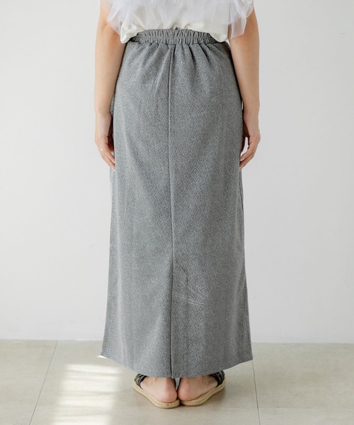 ラメグリッターナロースカート（スカート）｜rectangle（レクタングル