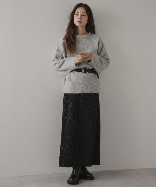 セール】ラメグリッターナロースカート（スカート）｜rectangle