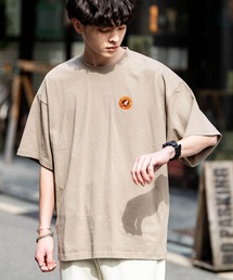 KANGOL カンゴール 別注コラボワンポイントサークルロゴ刺繍半袖Tシャツ