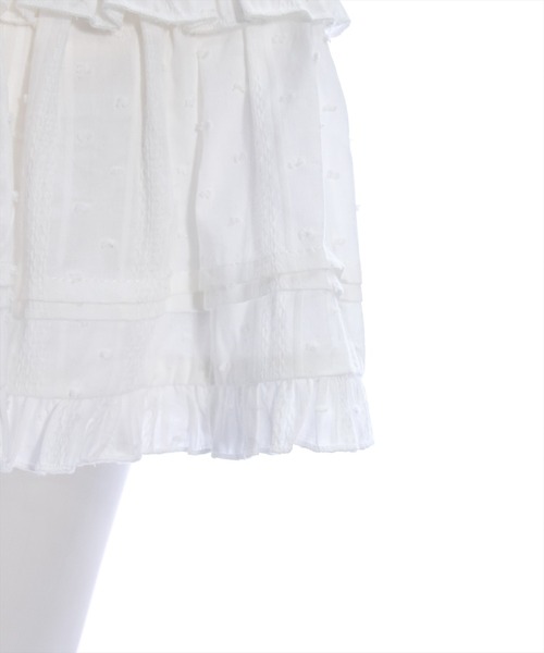 clear(クリア)の「インパン付きドットフリルミニスカート≪2024SS≫(スカート・レディース・オフホワイト/ブラック・F)」の9枚目の写真
