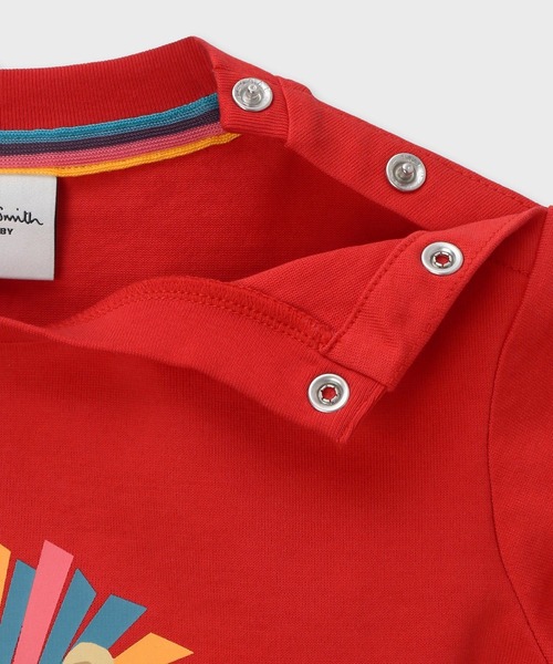 新品タグ付き　ポールスミスキッズ　ライオンギミックＴシャツ　セットアップ ライオンギミック半袖Tシャツ(80cm 黒): キッズ - ナルミヤ