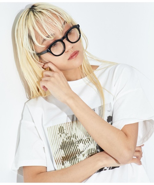 Settimissimo(セッティミッシモ)の「UVカットワイドフレームクラウンパントサングラス(サングラス・レディース・ブラック/クリア・FREE)」の8枚目の写真