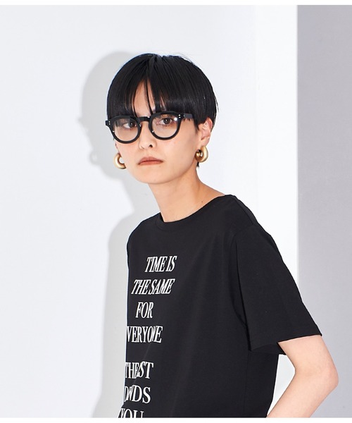 Settimissimo(セッティミッシモ)の「UVカットワイドフレームクラウンパントサングラス(サングラス・レディース・ブラック/クリア・FREE)」の15枚目の写真