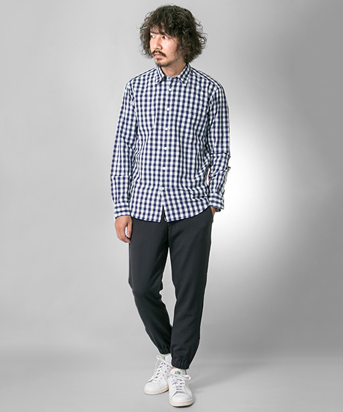 URBAN RESEARCH（アーバンリサーチ）の「UR インディゴギンガムチェックシャツ（シャツ/ブラウス・メンズ・レッド系その他/ホワイト系その他/ブルー系その他・LARGE/MEDIUM）」の12枚目の写真