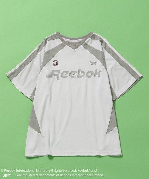 JEANASIS(ジーナシス)の「【Reebok別注】ゲームTシャツ/124323(Tシャツ/カットソー・レディース・グレー系その他/ブラック系その他/ホワイト系その他・FREE)」の2枚目の写真