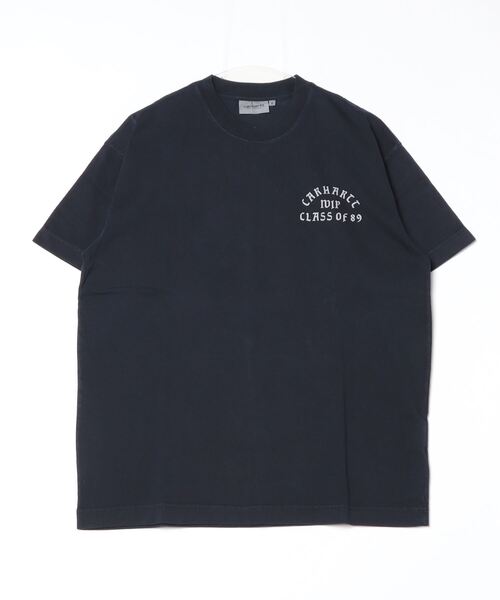 Carhartt WIP(カーハートダブリューアイピー)の「S/S CLASS OF 89 T-SHIRT(Tシャツ/カットソー・メンズ・カーキ/ダークネイビー/モスグリーン/ホワイト・MEDIUM/X-LARGE/LARGE/SMALL)」の4枚目の写真
