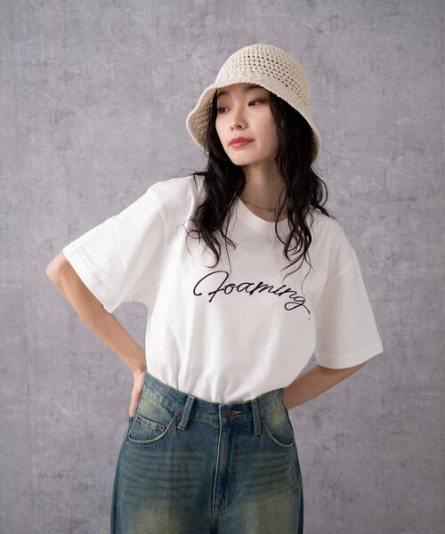 WEGO（ウィゴー）の「WEGO/クロシェ編みハット（ハット・レディース・ブラック/その他1/アイボリー・FREE）」の4枚目の写真