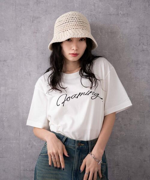 WEGO（ウィゴー）の「WEGO/クロシェ編みハット（ハット・レディース・ブラック/その他1/アイボリー・FREE）」の5枚目の写真