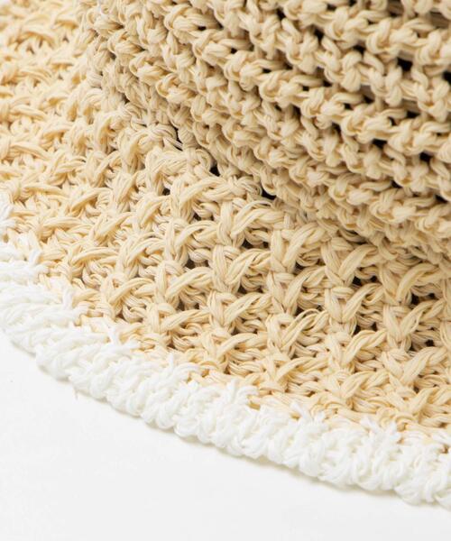 WEGO（ウィゴー）の「WEGO/クロシェ編みハット（ハット・レディース・ブラック/その他1/アイボリー・FREE）」の18枚目の写真