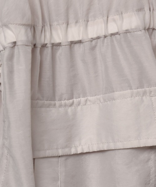 Heather（ヘザー）の「ナイロンギャザーシアーブルゾン　120581（ブルゾン・レディース・ブラック/グレー/オフホワイト・FREE）」の20枚目の写真