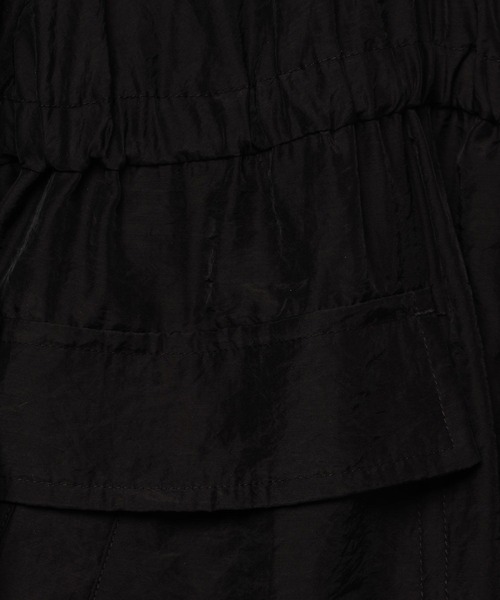 Heather（ヘザー）の「ナイロンギャザーシアーブルゾン　120581（ブルゾン・レディース・ブラック/グレー/オフホワイト・FREE）」の18枚目の写真