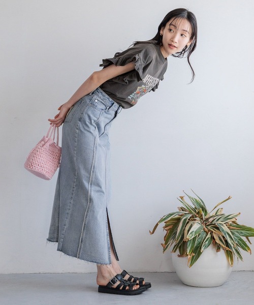 ❤︎出品 LOWRYS FARM（ローリーズファーム）の「リメイクソデフリル